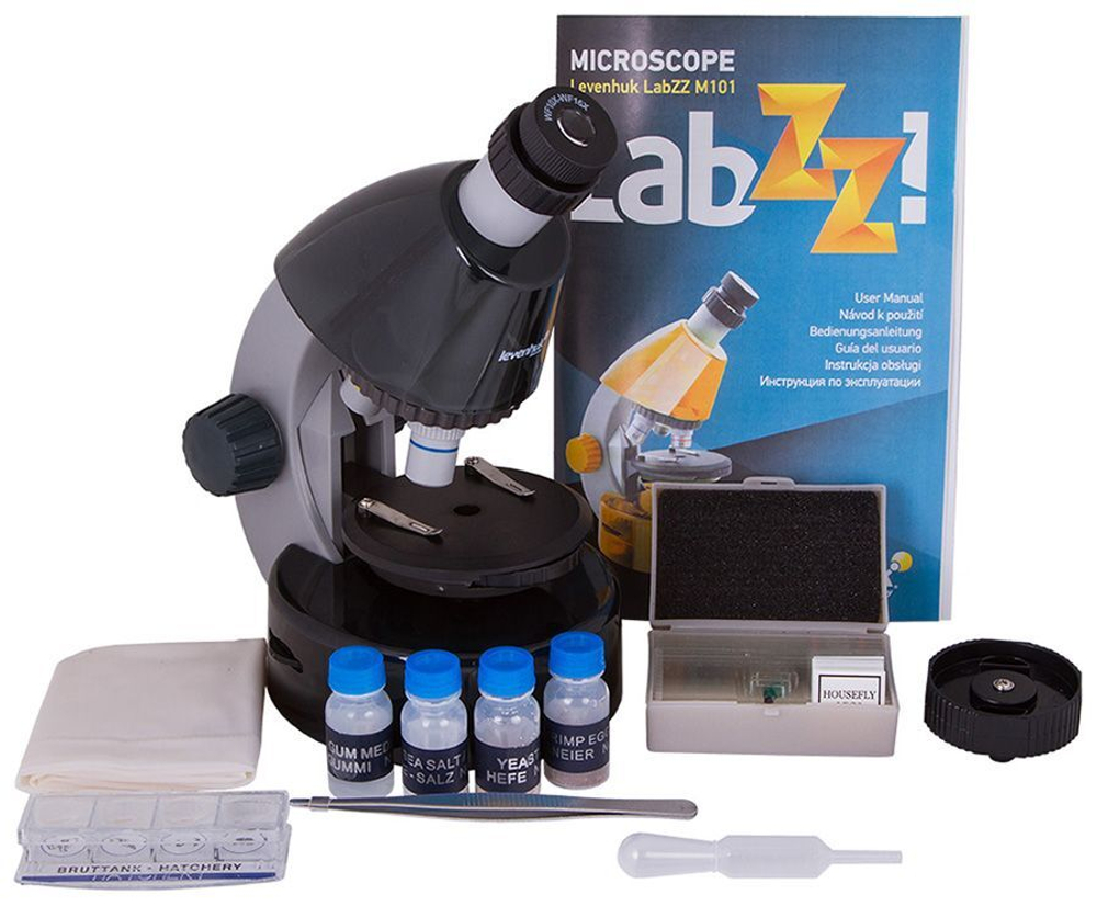 Микроскоп Levenhuk LabZZ M101 Moonstone Лунный камень (69032)