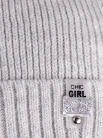 Шапка для девочки осенняя