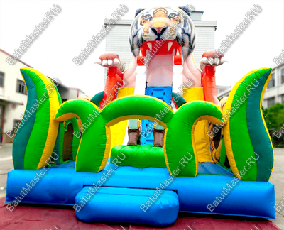 Надувная горка "Большой тигр", 15*7*10 м