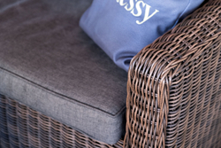 "Кон Панна" кресло из искусственного ротанга, цвет коричневый