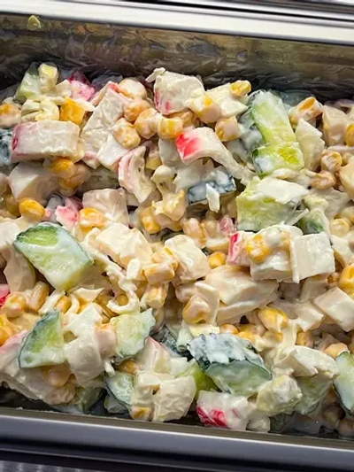 Салат с Крабовыми палочками 180г