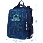 Ранец Berlingo Expert Ice team 37х28х16см, 2 отд., с анатомической спинкой