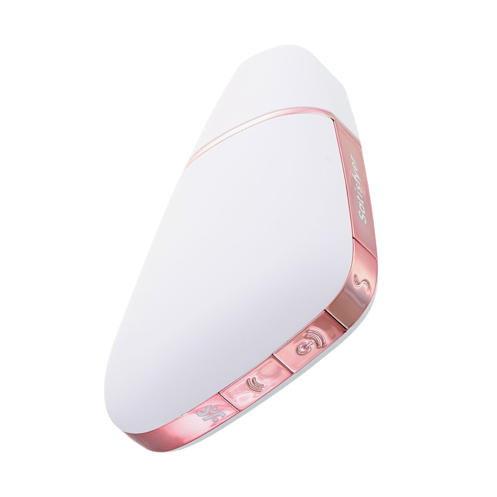 Вакуумный стимулятор клитора с закрывающимся корпусом Satisfyer Love Triangle