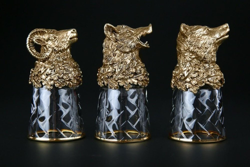 Набор стопок "Охота" в подарочной коробке