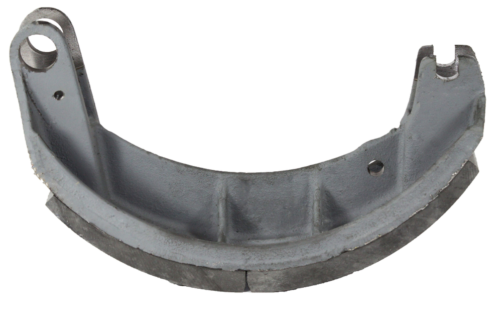 Колодка барабанного тормоза а/м КАМАЗ 53229, 65115 ЛИТАЯ (каркас конвейер, накладка; длинная + короткая) (1шт.) ЗМД
