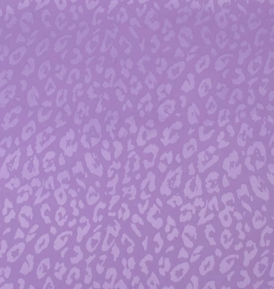 Атлас жаккард "Моар" леопард, 100 г/м2, ш. 150 см, сиреневый