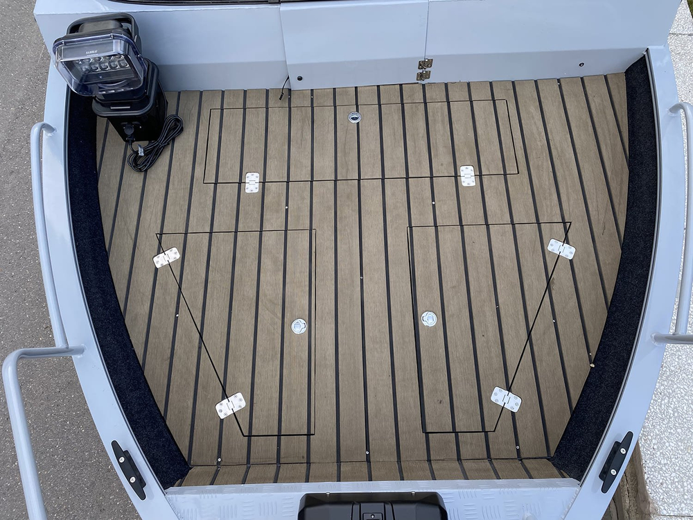 Комплект Алюминиевая лодка (катер) Mikatsu (Микатсу) 470 (Z43) Sport + мотор Yamaha F60FETL