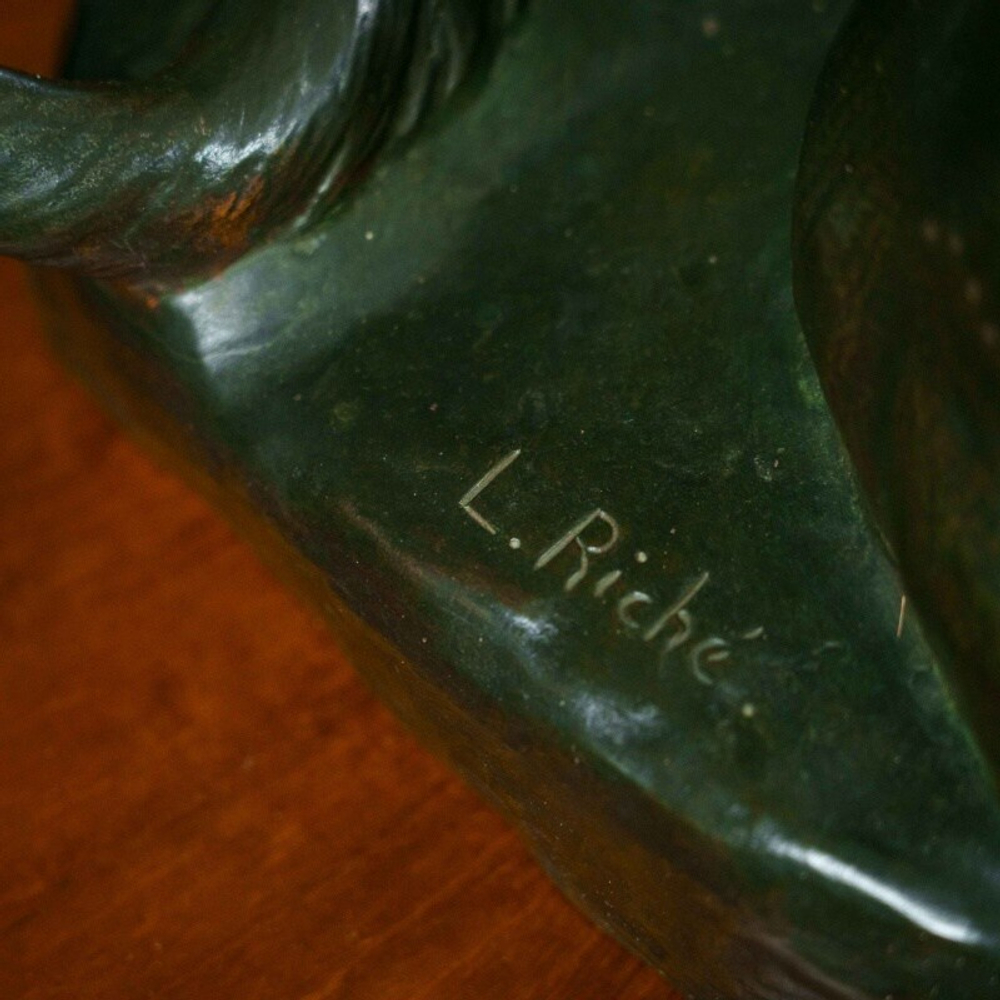 Бронзовая скульптура «Овчарки»