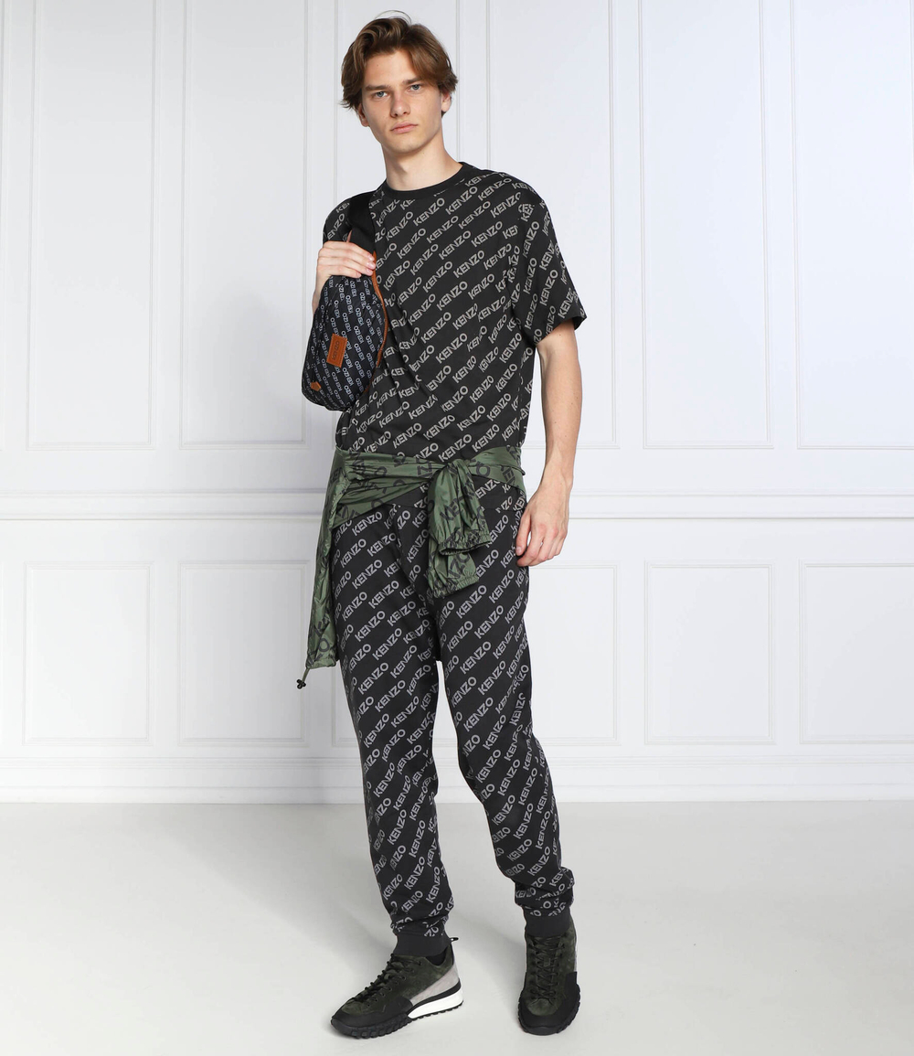 спортивные штаны monogram Kenzo - черный(FC65PA7924MF)
