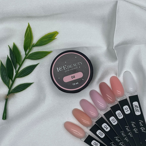 IceBeauty Fast gel 04 Pink, 15 мл