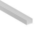 Накладной алюминиевый профиль, 50х35х2000. Цвет: Белый матовый, RAL9003,Серия:DN8ALE