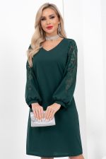 Платье Милана (изумруд) Р11-2001/2 Nikol (Акция)