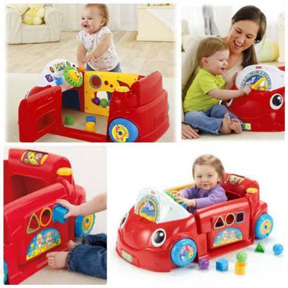 Игрушки Fisher Price Развивающий центр Моя первая машинка красная — 9-0061
