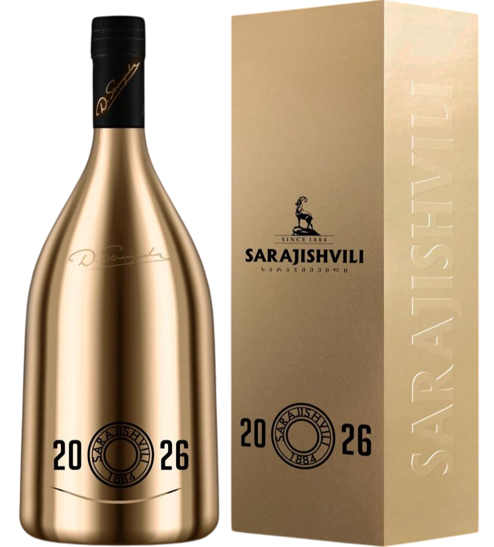 Коньяк Sarajishvili 2026 0,7 л. В подарочной коробке