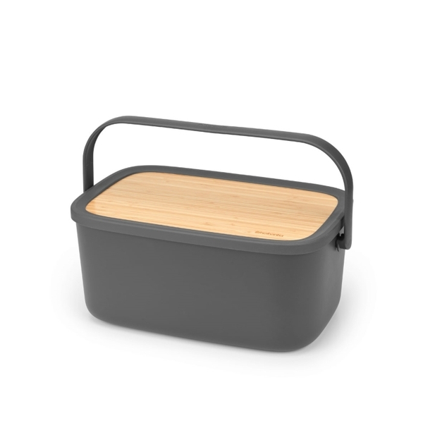 Хлебница Brabantia Nic темно-серая 128264