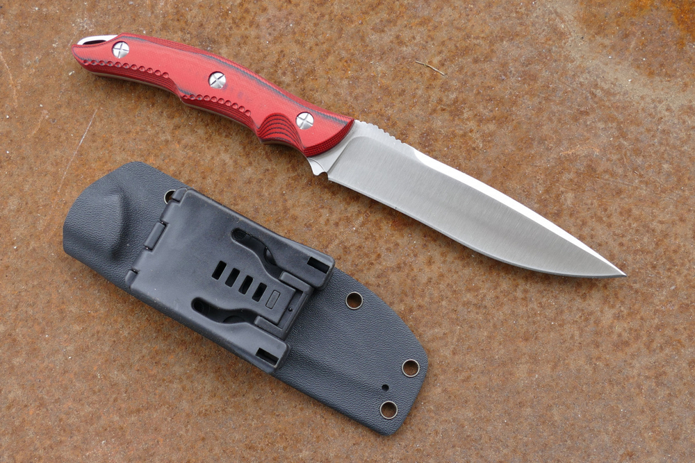 Нож Steelclaw Каскад red-black