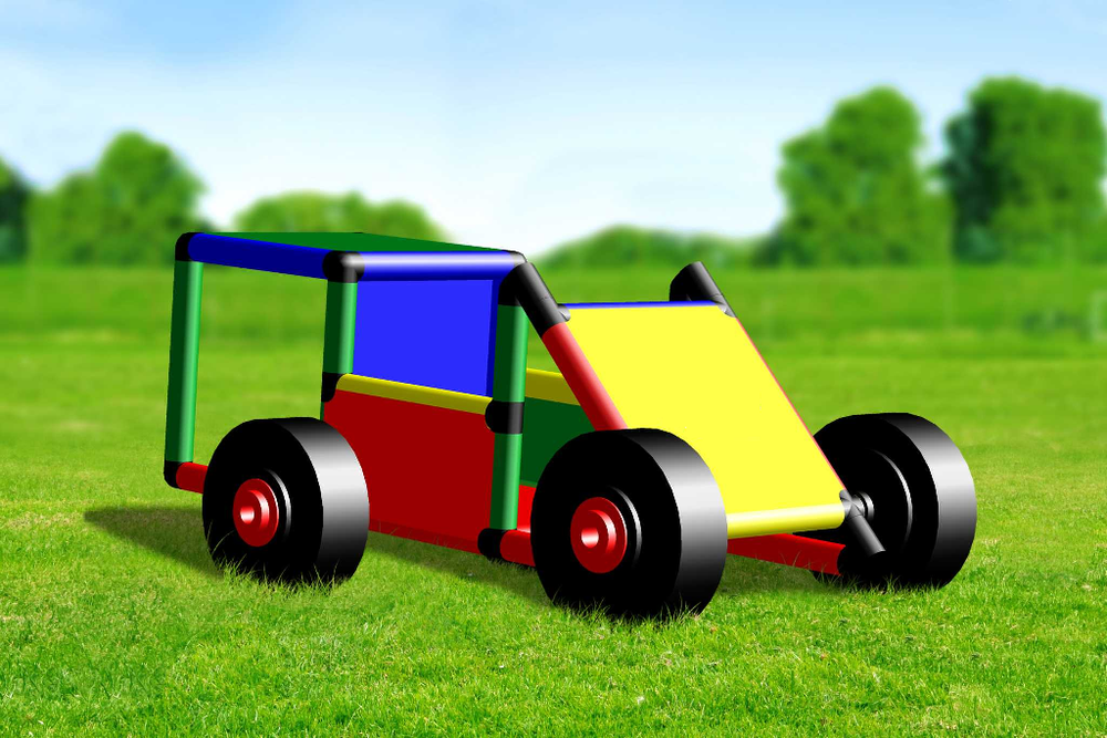 Крупногабаритный конструктор QUADRO Offroad 279 деталей