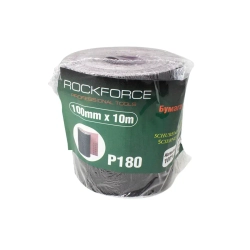 Бумага наждачная на тканевой основе 100ммх10м в рулоне (P180) RockForce##Rock FORCE RF-FB4180C