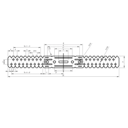 Подвес прямой крепежный k-house для ПП 60х27, 285мм, толщина 1 мм, 100шт.