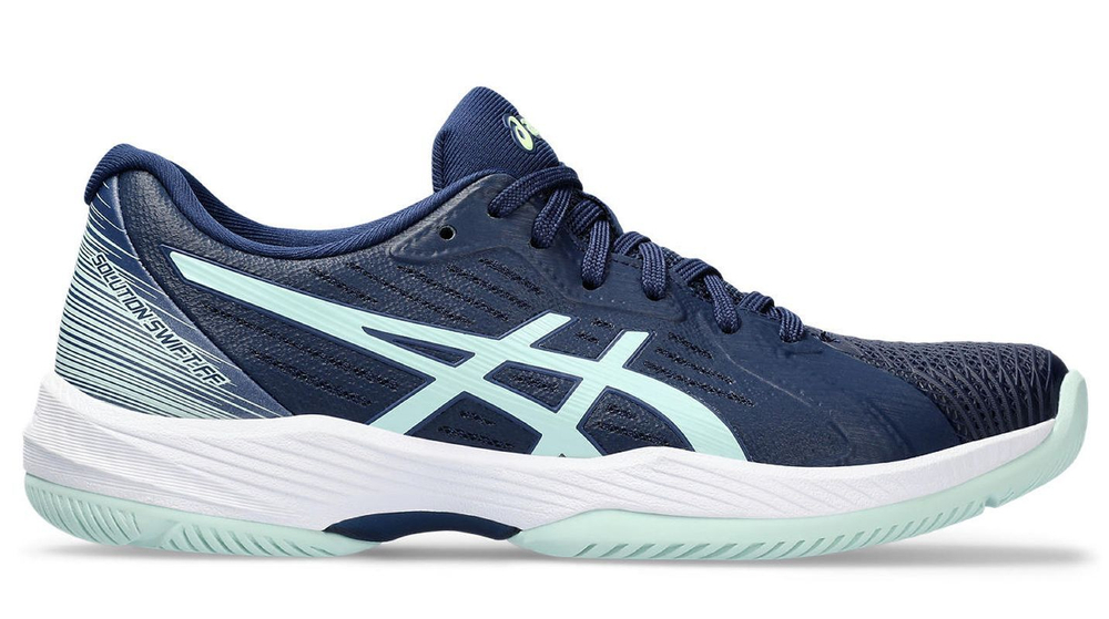 Женские теннисные кроссовки Asics Solution Swift FF - blue expanse/pale blue
