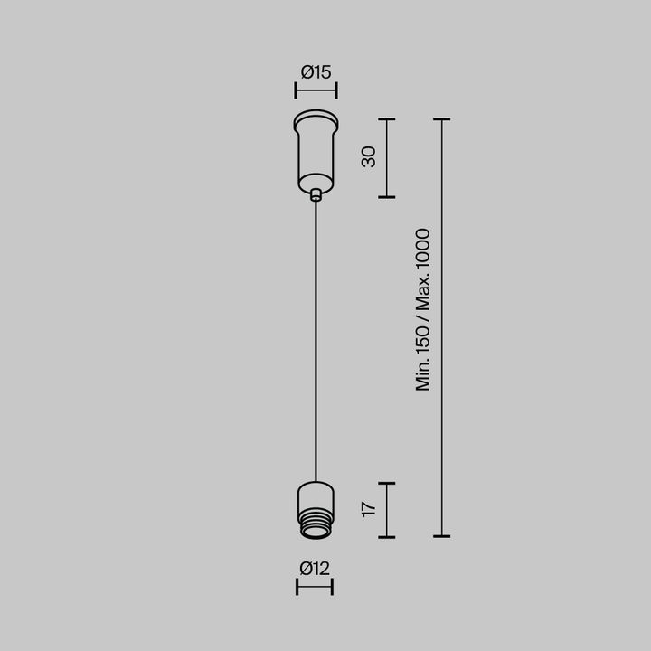 Аксессуар Maytoni Technical CA028SW-L1000-B