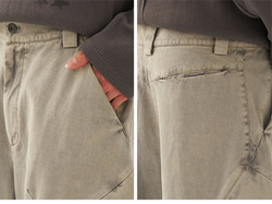 Брюки Nothomme Monterest Year of the Horse Limited Edition Vintage Washed Pleated Curved Cargo Pants