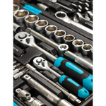 Набор слесарных инструментов Bartex, 1/2", 1/4", CrV сталь, кейс, 82 пр, шт