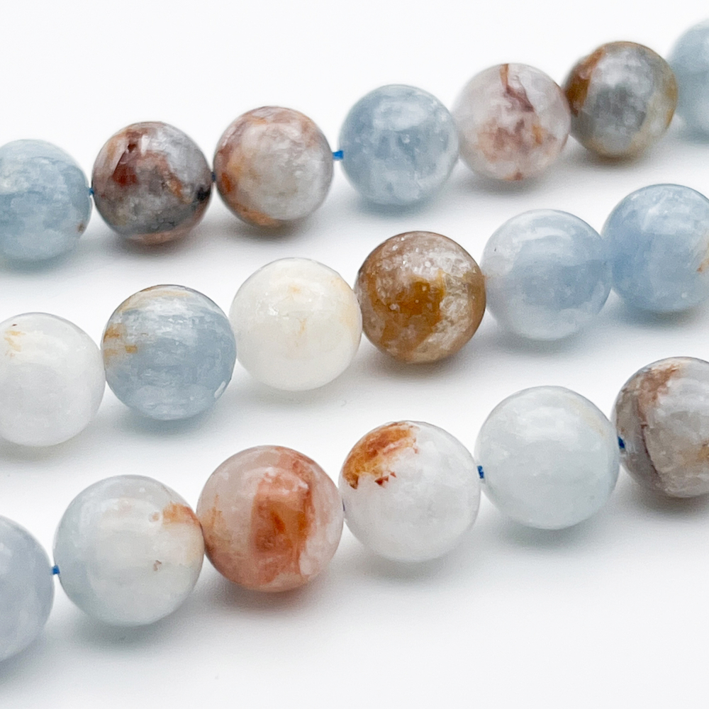 Барит бусины, диаметр около 10,2-10,4 мм, цена за 9 шт (1/4 нити)