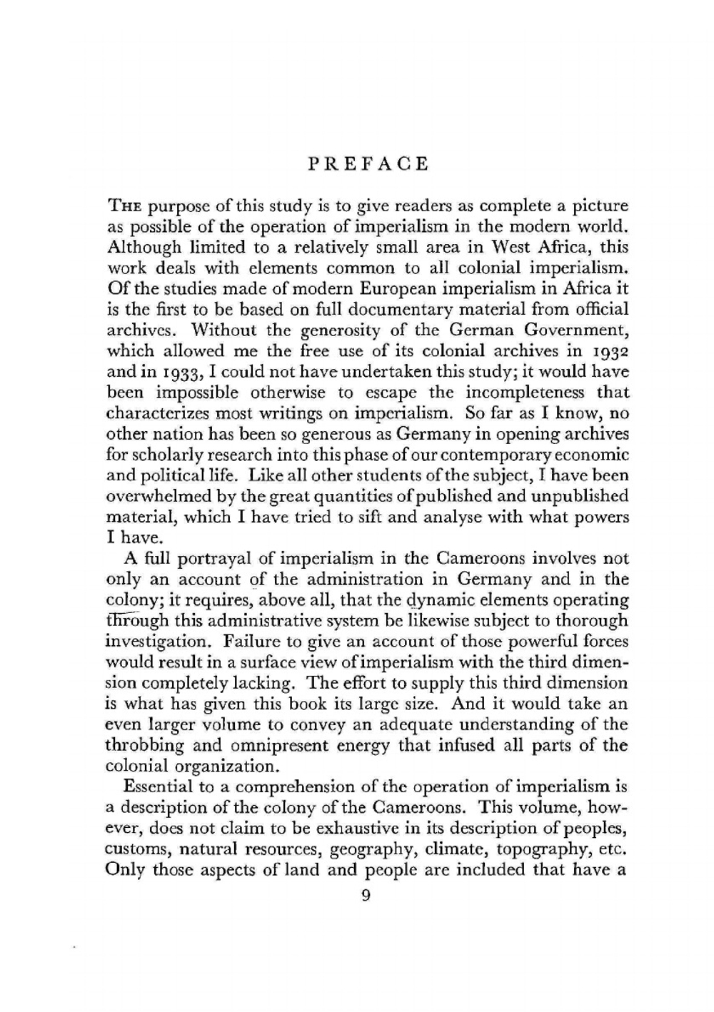 Germans in the Cameroons. 1884-1914 A case study in modern imperialism | H.R. Rudin