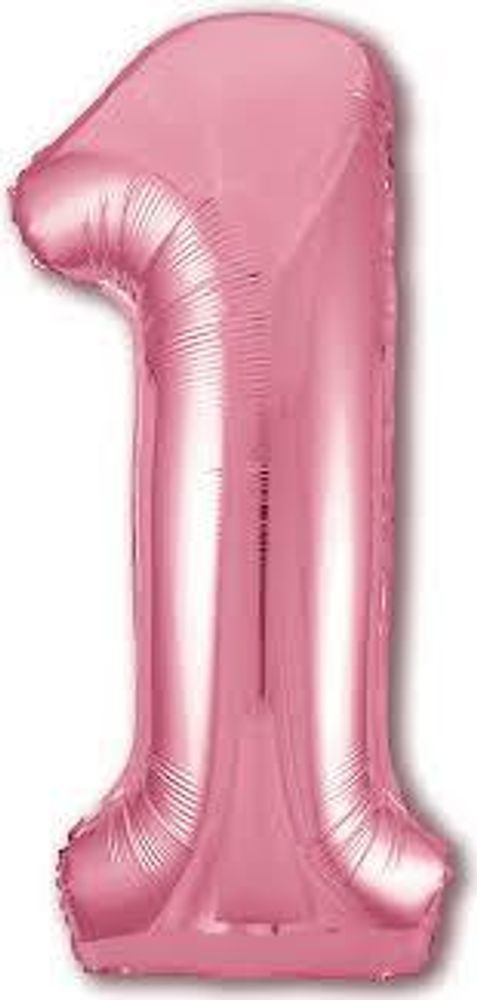 AGURA Цифра SLIM 1 Фламинго в упак./754474