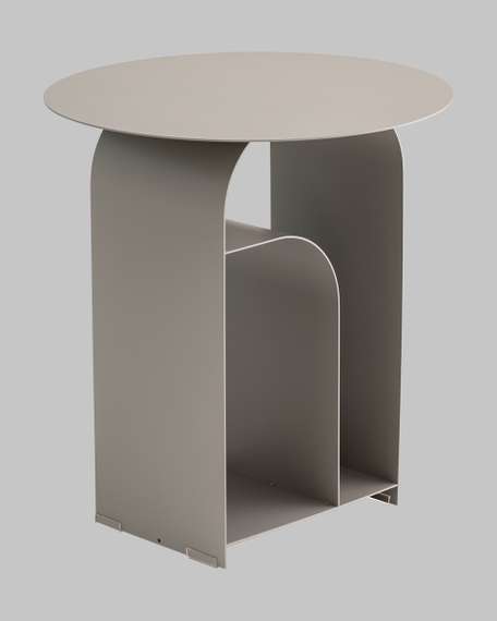 Журнальный столик Arwel металл темно-серый