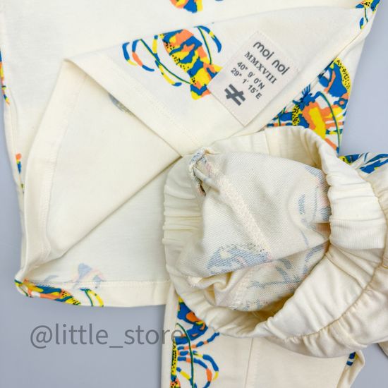 Комплект хлопковый Moi Noi, Лобстеры на бежевом