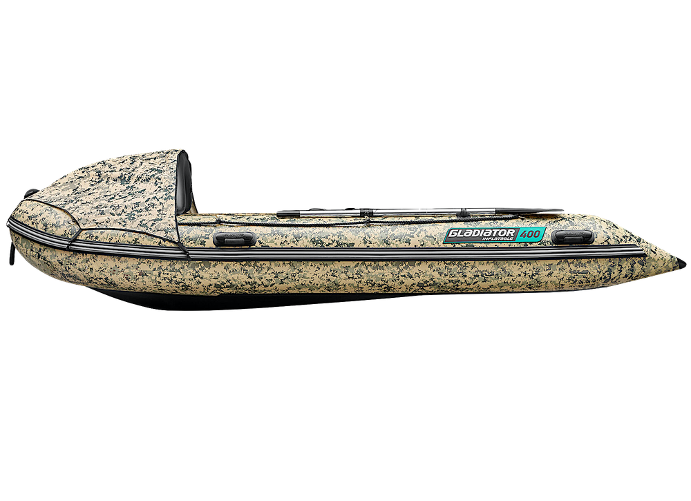 Лодка ПВХ Gladiator Active C420AL Camo с алюминиевым полом ( BSM0174 )