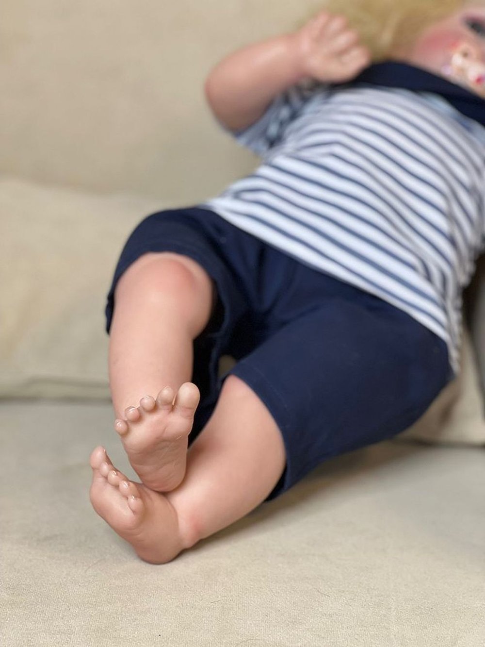 Кукла Реборн мягконабивная 60см в пакете (FA-419)