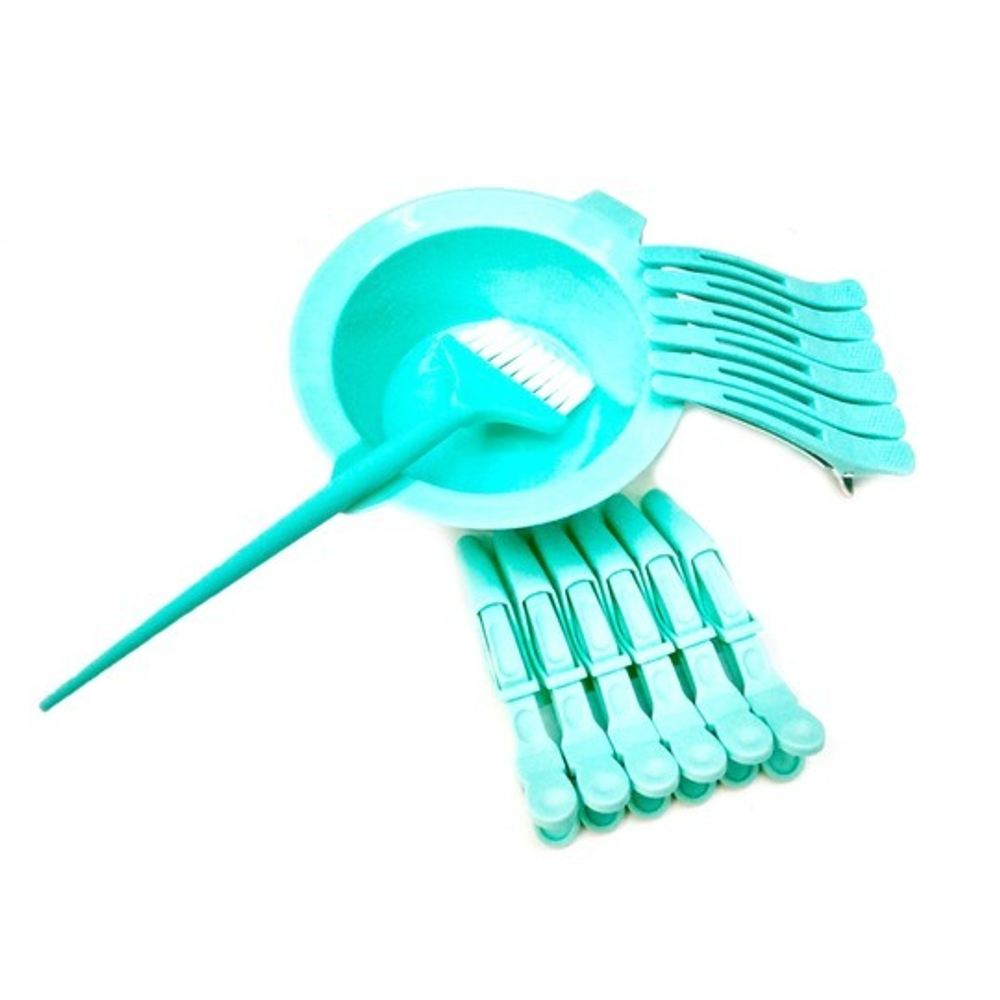 Зажимы Ставвер Крокодилы цветные для волос 6 шт/уп