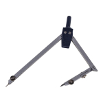 Готовальня 8 предм: циркуль мет, кронцирк, насадка под каранд ,стержни