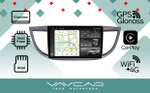 Магнитола для Honda CR-V 4 2012-2016 (большая рамка 10) - Vaycar VA20-0469-2K на Android 13, 8-ядер, 2K QLED, ТОП процессор, CarPlay,4G SIM-слот