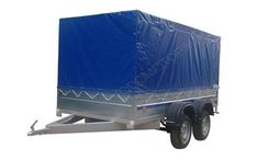 Прицеп Престиж 7135 3.3х1.57 высокий тент 1.1 м ( двухосный )