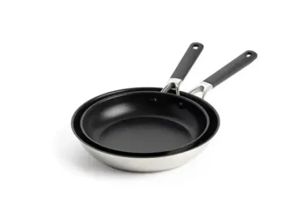 KitchenAid Набор из 2 сковород Classic 24см, сталь 28см.