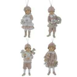 GAEM Изделие декоративное подвесное "Ребёнок", L5 W4 H10,5 см, 4в.