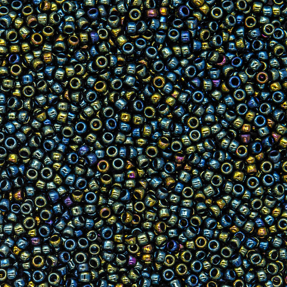 Японский бисер TOHO Round 15/0 (№84), металлизированный, непрозрачный глянцевый