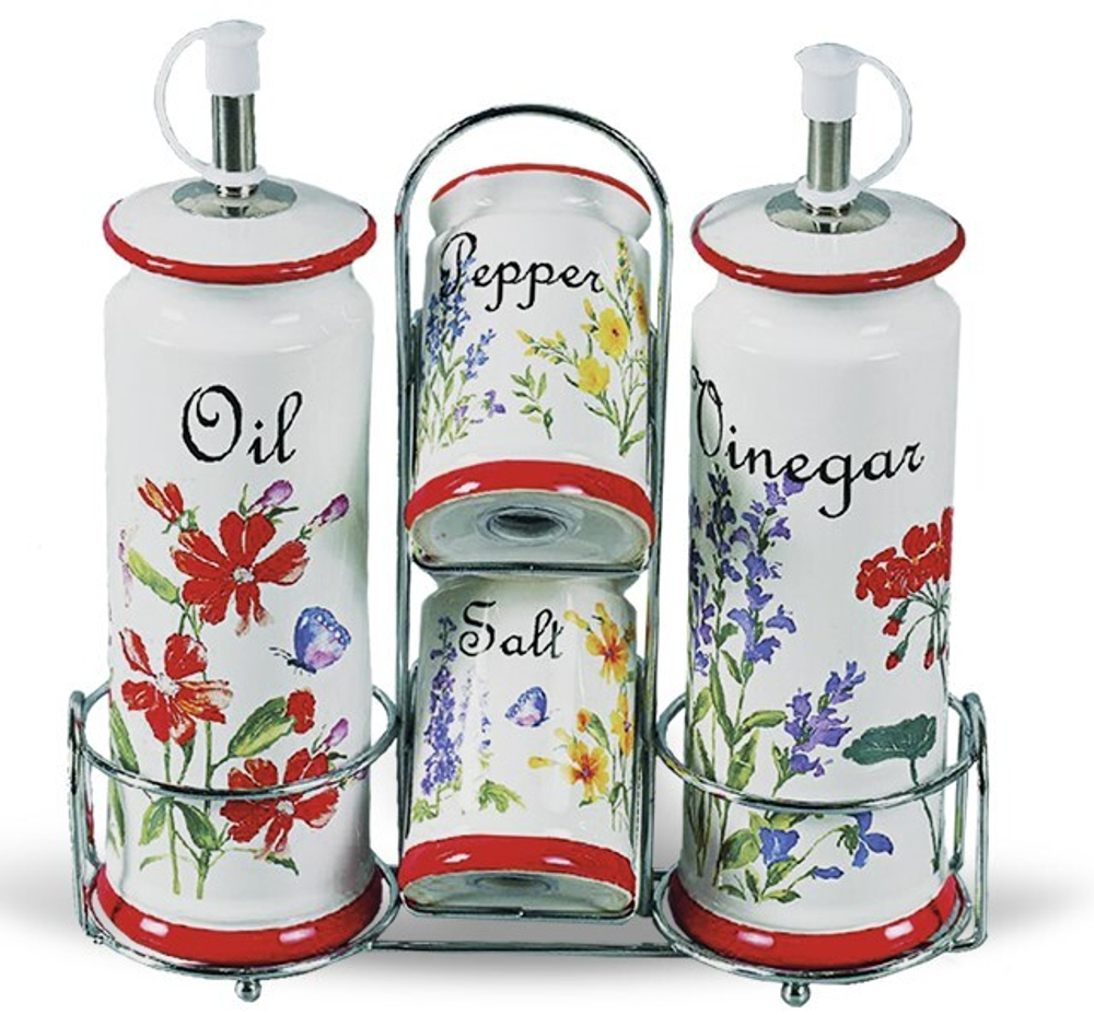 MR-20008-04S Набор для специй 5пр. "Flora"