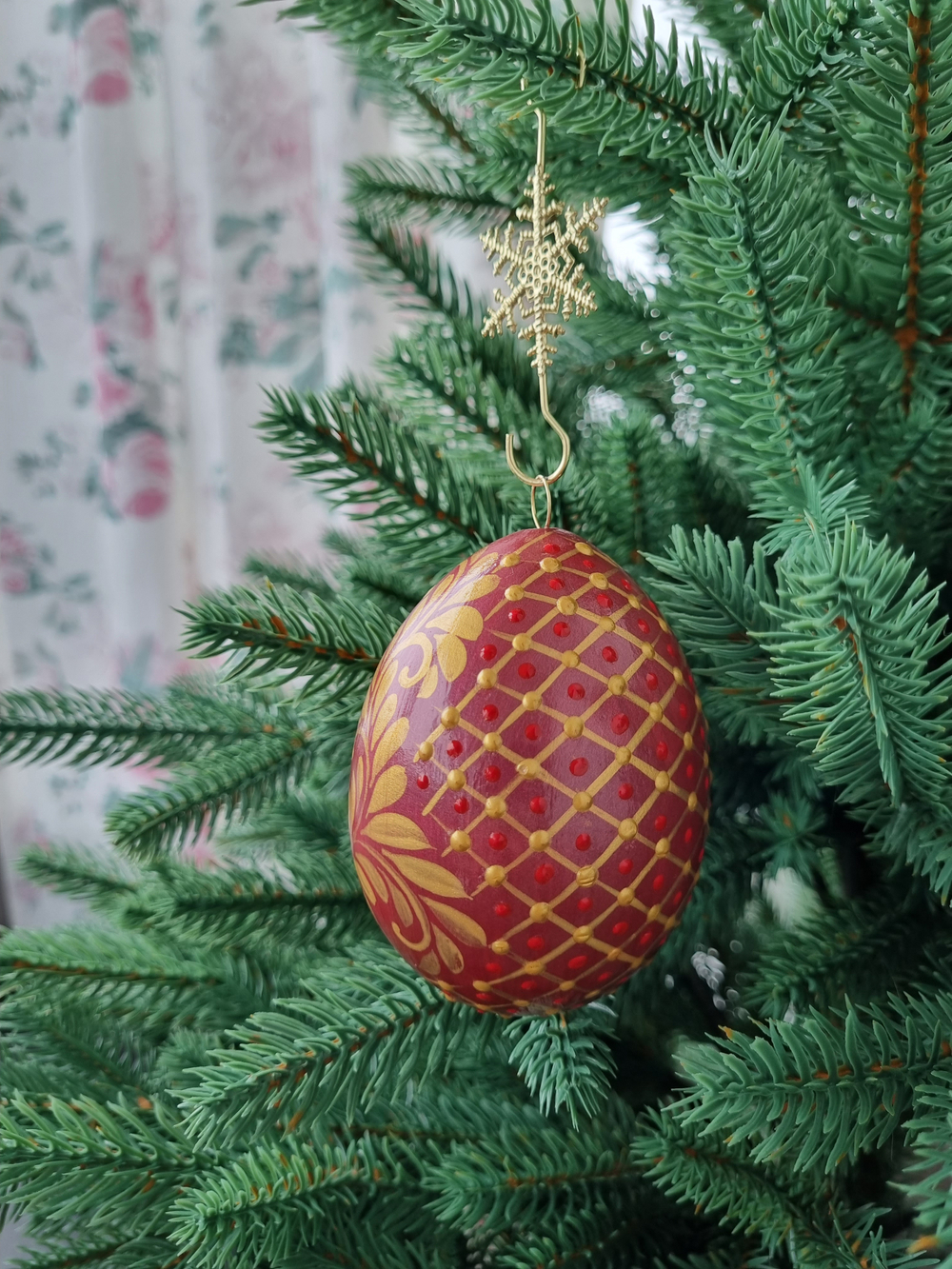 Фарфоровое пасхальное яйцо "Светлой пасхи"