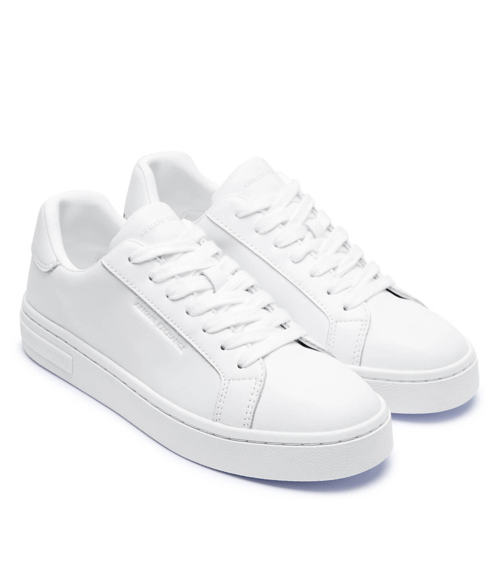 Кожаные кроссовки Armani Exchange - белый(XW000295 AF11912)