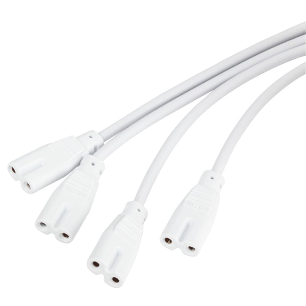 Разветвитель сетевой для линейных светильников ЭРА 4х IEC C7 2pin 2m для подключения 4 светильников