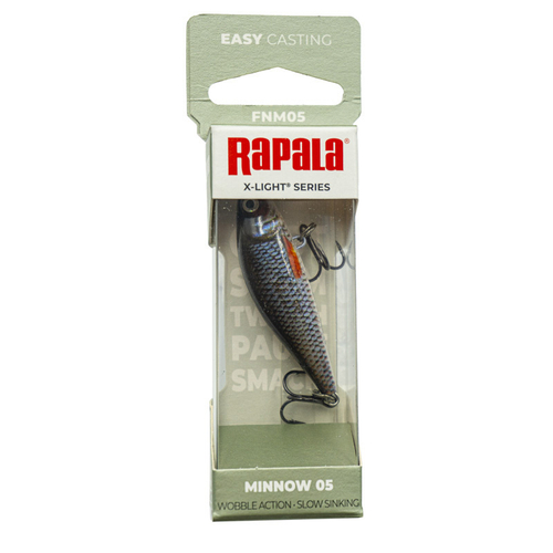 Воблер RAPALA X-Light Minnow FNM05 / 5 см, 4 г, цвет ROL