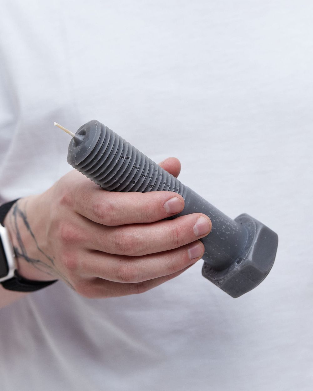 Купить Свеча Правда x Anteater Бопт парафин серая Свеча Правда x Anteater Бопт парафин серая