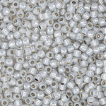 Японский бисер TOHO Round 11/0 (№2101), с внутренним серебрением, непрозрачный глянцевый
