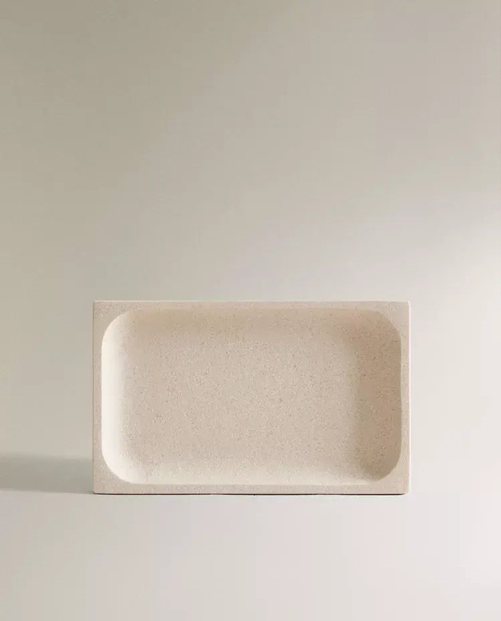 ZARA HOME МЫЛЬНИЦА БЕЛОГО МРАМОРА, ЖЕЛТОВАТО-БЕЛЫЙ