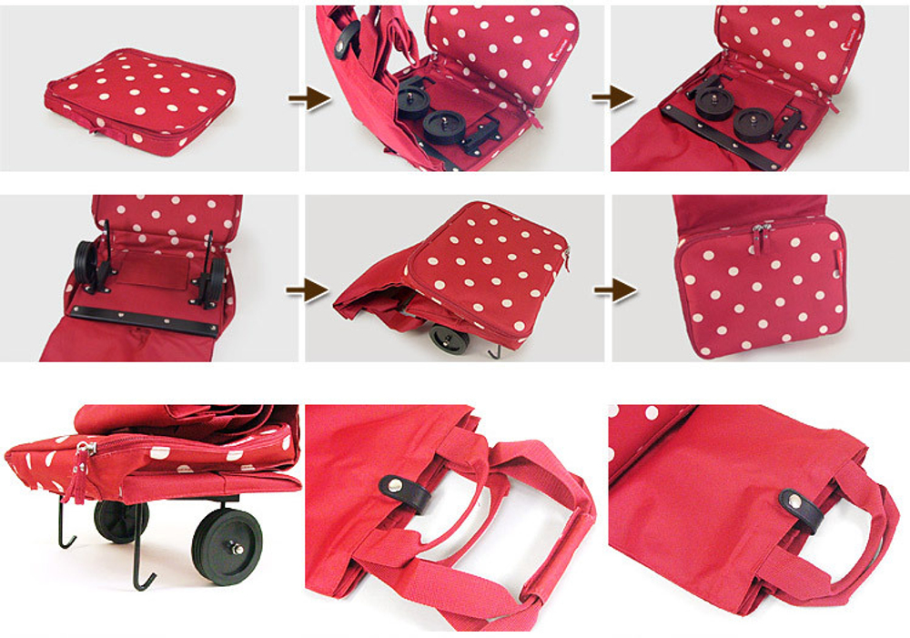 Сумка на колесиках foldabletrolley black